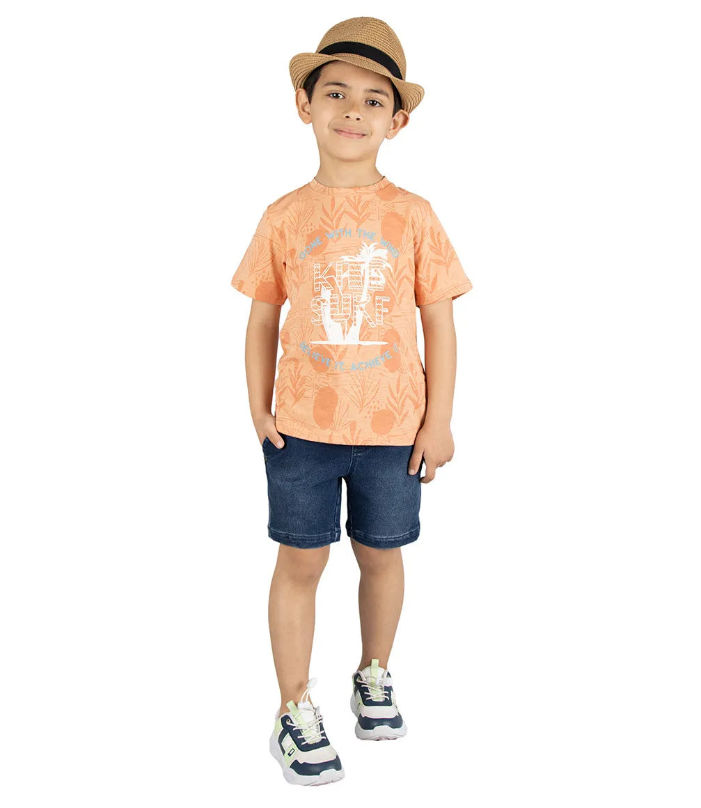 Bermuda Niño De Denim