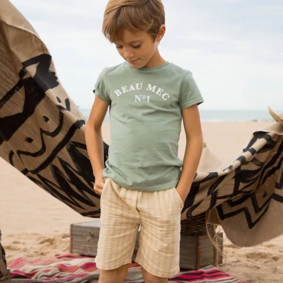 Boys Petro Twill Bermuda Shorts
