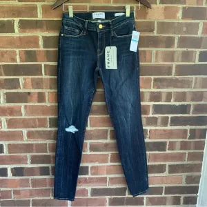 Frame Denim Blue Le Skinny De Jeanne Jeans Women’s Size 25 in NEW