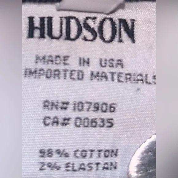 Hudson Muse Crop Skinny With 5” Cuff Jeans