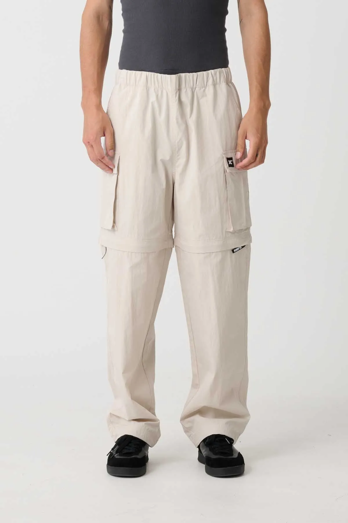 NYCO CARGO CONVERTIBLE PANT - BONE WHITE